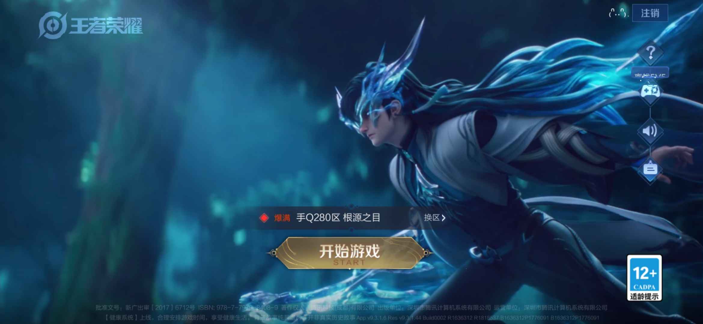 王者荣耀【106英雄79皮肤】*游戏区服:*- *情况: *