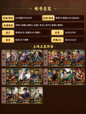 三国志战略版温侯弓太尉法官群弓关关张