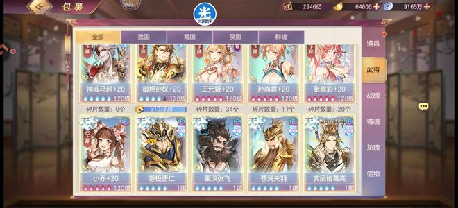 三国志幻想大陆2900亿，5火马超带皮肤