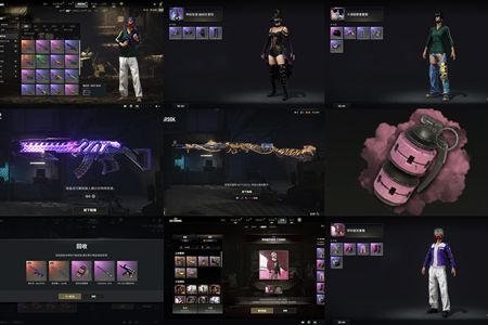 绝地求生（PUBG）双成长武器加烟雾弹还有6张图纸