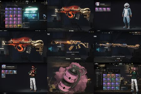 绝地求生（PUBG）三成长加异色加烟雾弹双马尾套装