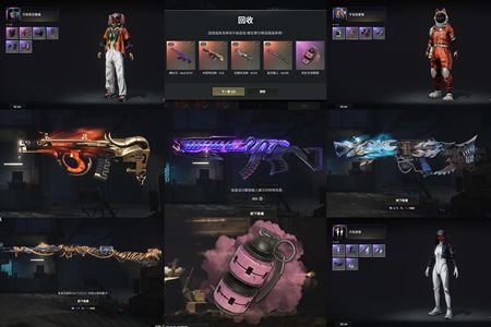 绝地求生（PUBG）四成长武器加烟雾弹还有5张图纸