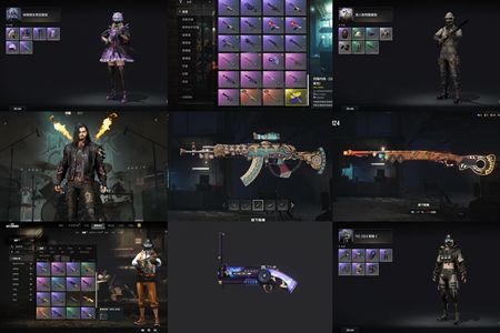 绝地求生（PUBG）双成长加异色加烟枪挑战者成长角