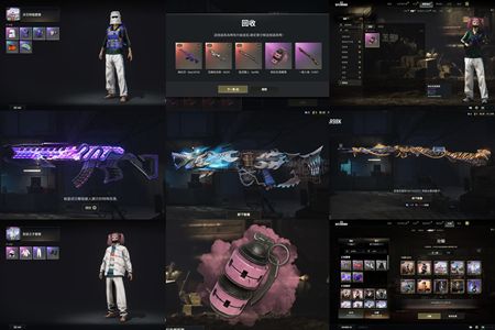 绝地求生（PUBG）三成长加烟雾弹双马尾绿东白运动