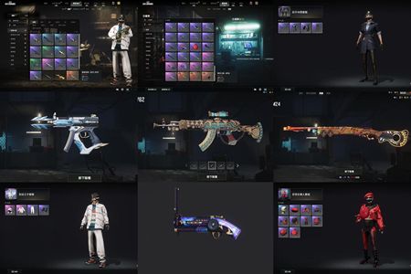 绝地求生（PUBG）三成长武器加烟枪拉风龙渔夫帽