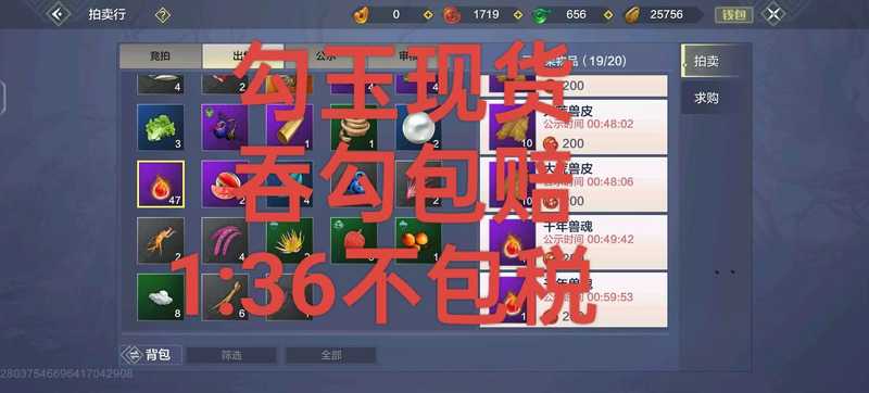 妄想山海【担保】妄想山海老区勾玉5400不包税