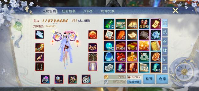 诛仙v12细节号，排名第八