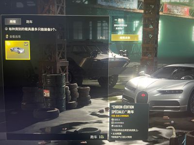 绝地求生（PUBG）布加迪豪华版抢皮很多 衣服