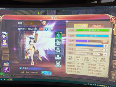 自由幻想【149级】女刺客 心血小号 太阳新QQ