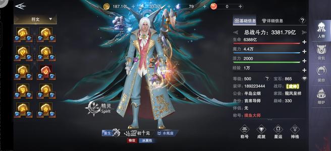 新神魔大陆【500级】满v细节还行1跨服