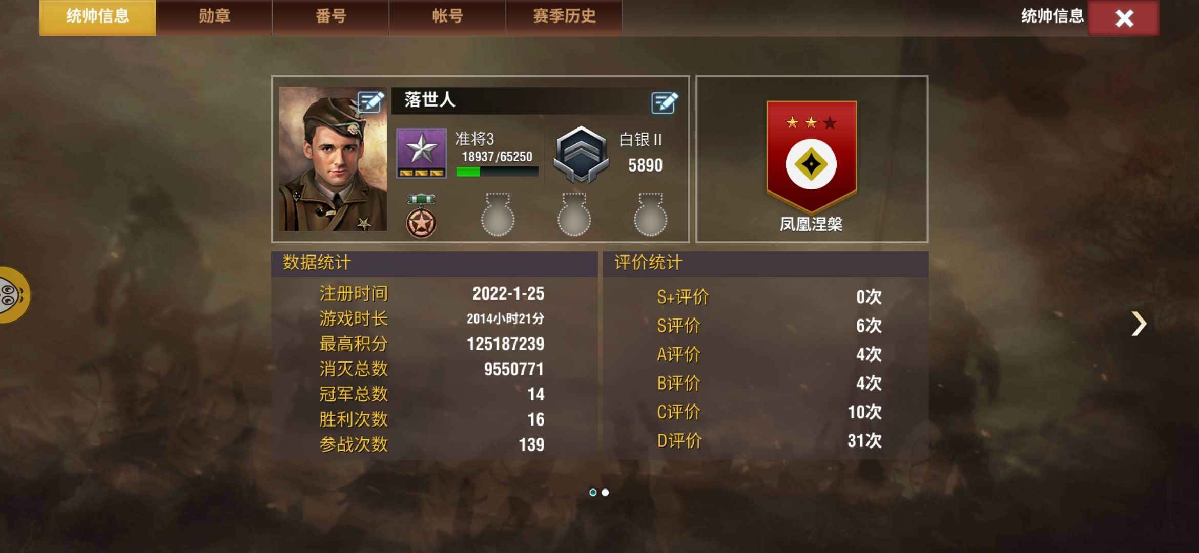 二战风云2【500级】白二全能号