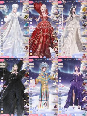 闪耀暖暖【99级】天使恶魔红皇白皇复 有6w钻！