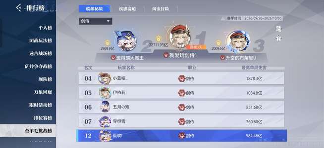 晶核赛季服580金羊毛，3星飘飘