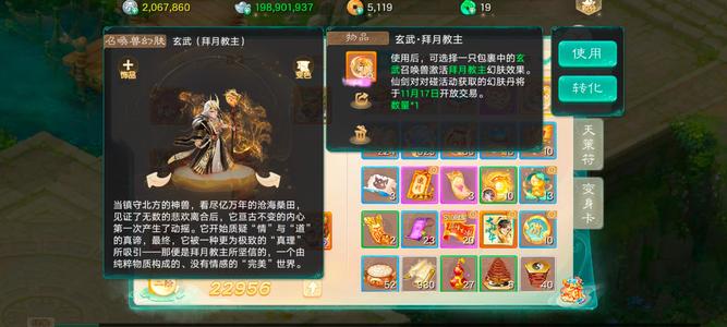 大话西游【道具服1转】星驰神往2阶龙兔李逍遥玄武幻肤