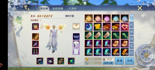 诛仙【63级怀光】道玄碧瑶陆雪琪配散仙饰品89抽