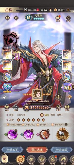 幻想名将录【200级】司马懿老号，喜欢拍