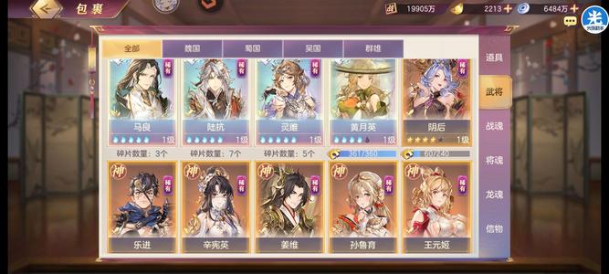 三国志幻想大陆【88级】每天定榜第二