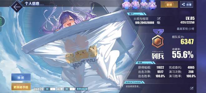 碧蓝航线全彩差拉菲2，650大船坞
