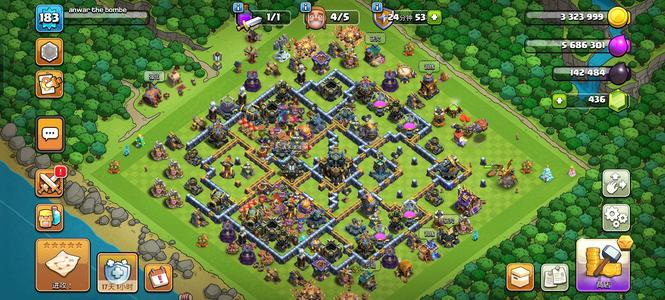 部落冲突（国际服）17本几乎满防多纪念物