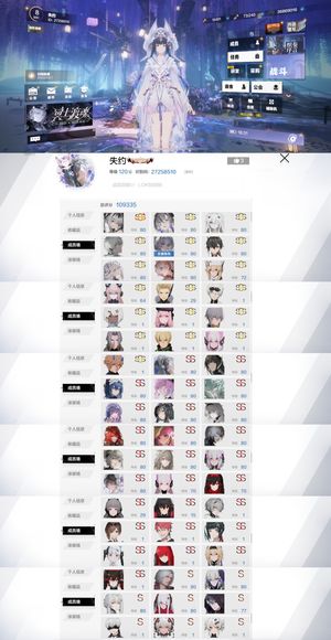 战双帕弥什【111级】全幻神3S终焉囚影10特效万卡