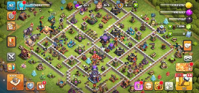 部落冲突15本科技全史诗装备多