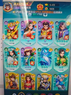 三国大冒险细节号，本区战力第一 跨服第三