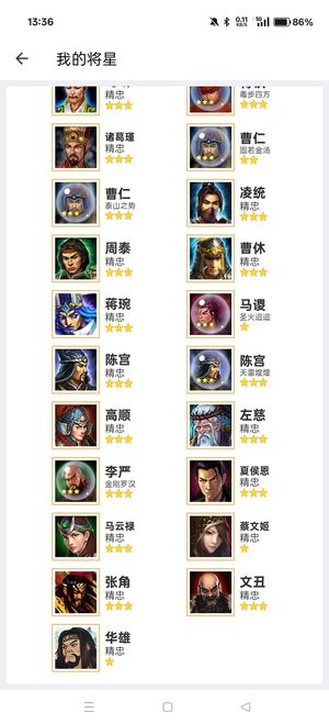 群雄逐鹿【3级】姜维夺魄大量三星精忠满可换绑