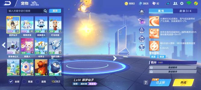 QQ飞车手游【60级】弦音加强力竞速宠