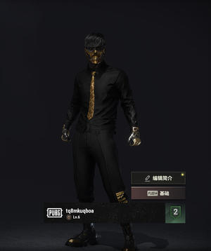绝地求生（PUBG）老黑金面成长武器