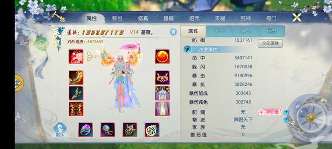 诛仙【160级天华】时装号可军临路飞