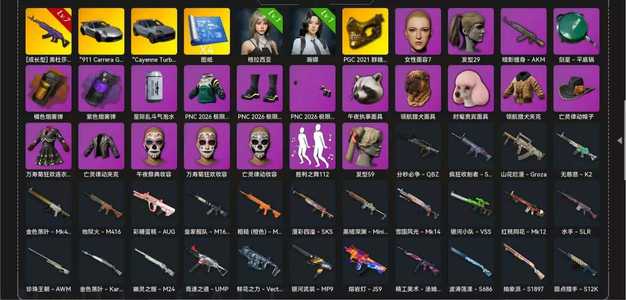 绝地求生（PUBG）7级美杜莎保时捷格拉西亚翰娜