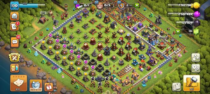 部落冲突（国际服）18本，高王