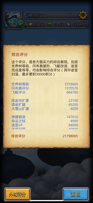 不思议迷宫【214级】爬完高不想玩了