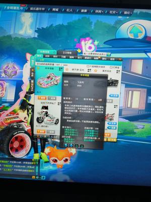 QQ飞车【140级】5永久a，飞虎神兽 20更名卡