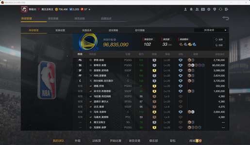 NBA2K OL2（端游）四突库里大衣柜带头套