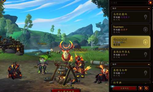 魔兽世界3个满级，有火猫头鹰