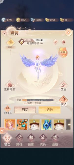 完美世界：诸神之战【119级】圣子18套月仙双月卡仙魔转职符