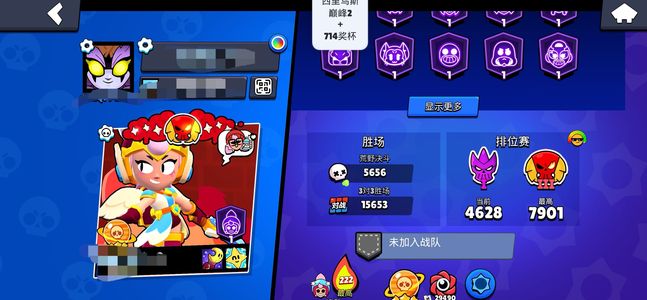 荒野乱斗（外服）45满级95极充全巴菲