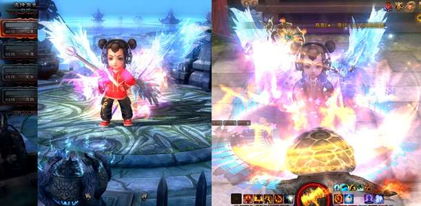 斗战神（端游）四千提常驻冰翅左右耳印十段浮生