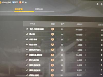NBA2K OL2（端游）纯合同费1800w5突林