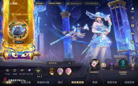 英雄联盟手游（lol手游）金名，全套水晶玫瑰