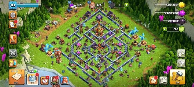 部落冲突（国际服）部落冲突16本3史诗装备科技号