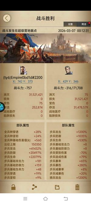 列王的纷争折扣端果盘账号，4.1w攻击力