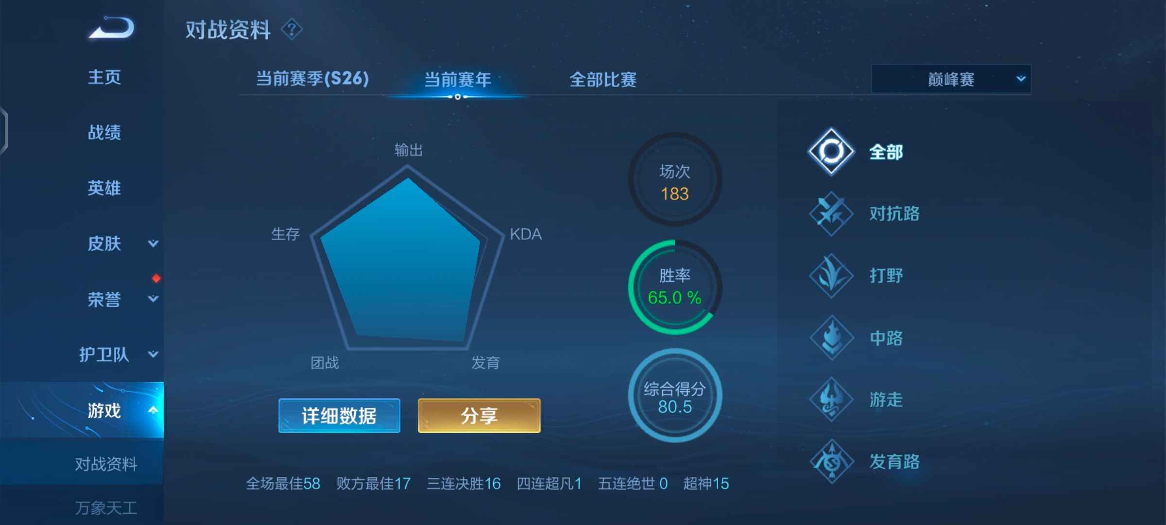 王者荣耀【34英雄35皮肤】双数字标国服