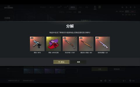 绝地求生（PUBG）六成长武器有异色男团装究极工坊