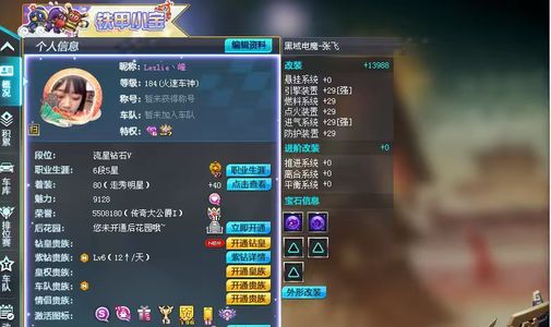 QQ飞车黑域加皮肤，雷诺加盾铠