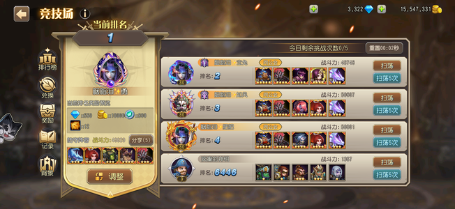 小冰冰传奇（刀塔传奇）【80级战队】巅峰传奇4星混沌号4星猛犸