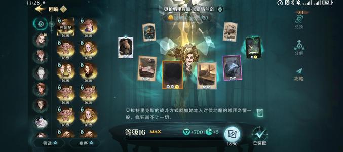 哈利波特：魔法觉醒【116级】116级书多服饰多卡皮