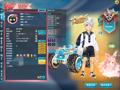 QQ飞车【201级】便宜出了 可小刀