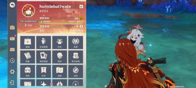 原神（外服）【60级】亚服UID858885858